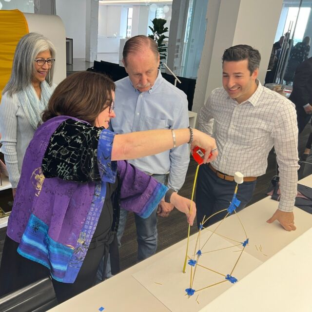 Throwback to the December Advisory Board Meeting at Perkins&Will!

ULI-LA Chair, Allison Lynch, challenged the Advisory Board to create a structure made of spaghetti, string, and masking tap that could hold up a marshmallow. The team with the tallest structure wins.

#ULI #LosAngeles #Creativity #TeamBuilding