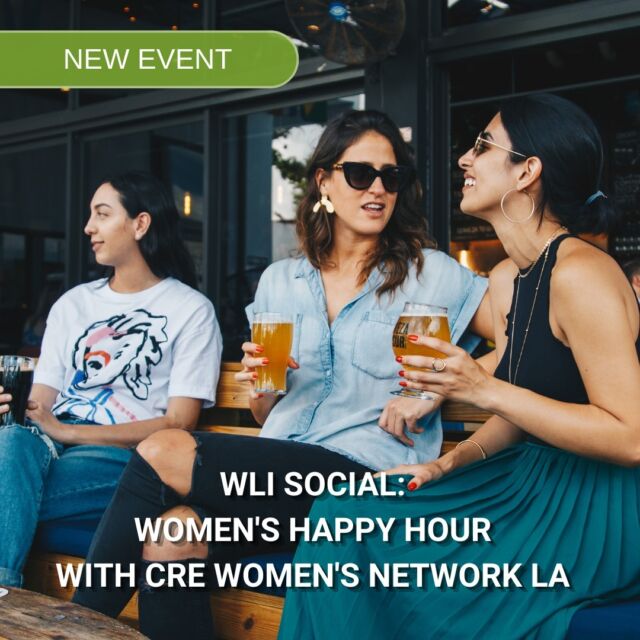 NEW EVENT | WLI Social: Women's Happy Hour
📆 Tuesday, March 28th from 4:00 - 8:00 PM
(stop by when you can!)
🍸In-Person at Prank Bar in DTLA
🤝 In collaboration with @crewlosangeles

Happy Women’s History Month! Please join ULI-LA’s Women’s Leadership Initiative (WLI) with the Commercial Real Estate Women’s Network (CREW) LA on March 28th for a happy hour to celebrate Women’s History Month! Come meet and mingle with women in real estate! It will be a fun evening of socializing with the two organizations and is at Prank Bar in DTLA between 4-8pm (stop by when you can!).

Free event, no registration required, and cash bar. Open to all ULI members and non-members! Invite a friend!

@prankbar 
1100 South Hope Street
Los Angeles, CA 90015

LINK IN BIO!
*Please note: this is an informal event not listed under our events webpage

#ULI #LosAngeles #RealEstate #CRE #LandUse #Architecture #UrbanPlanning #WomenLeaders #WomenInTheWorkplace #WomensHistoryMonth #WomenSupportingWomen #Networking