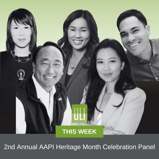 Meet the panel for the ULI Los Angeles AAPI Heritage Month Celebration:
▪️ Moderator: Le Nguyen, Principal at Beleza Designs
▪️ Carl Chang, CEO of Kairos Investment Management
▪️ Thao Nguyen, Art & Design Agent at Creative Artists Agency and CEO of Constellation Immersive
▪️ Amy Pokawatana, VP of Development Design at Hudson Pacific Properties
▪️ Michael Salvato, AIA LEED AP, Senior Associate at Gensler

Celebrate #AAPI Heritage Month with #ULI #LosAngeles at Neuehouse Hollywood on May 25th from 5:30 PM to 8:30 PM! For the 2nd Annual AAPI Heritage Month Celebration #Panel, network with diverse professionals at the exclusive NeueHouse Hollywood and listen in as our Pan-Asian panel discusses rising up in real estate as Asian Americans. Join us in an insightful dialogue moderated by Le Nguyen of Beleza Designs on #adaptability and #pivoting, balancing patience and creating relevant #opportunities, and how our panel kept their #vision or “eye on the ball." Our panelists come from a variety of cultural backgrounds, eras, design and finance backgrounds, but one common philosophy is creating possibilities. Afterwards, join us for #networking over cocktails at Neuehouse’s Gallery Bar.
 
All are welcome to celebrate #AsianAmericanHeritageMonth!

Reserve your spot today through the link in our bio...