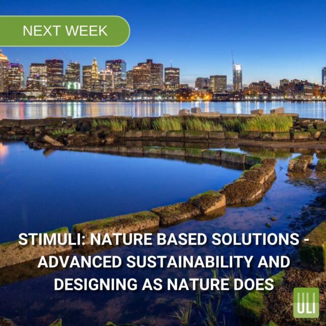 NEXT WEEK | StimULI: Nature Based Solutions - Advanced Sustainability and Designing As Nature Does on June 1st from 12:00 - 1:30 PM via ZOOM!

Advanced Sustainability, also known as Nature-Based Solutions, is an emerging area of sustainable design thinking, even though the actual solutions are not new at all. Previously called green infrastructure, regenerative design, or site sustainability, Nature-Based Solutions (NBS) involve learning from nature to solve issues which have previously been solved using strictly hard-edged engineering problems. Come hear from a group of experts on Zoom as we discuss the next phase of green buildings which incorporate Nature Based Solutions, review sample case studies and lessons learned, and learn how to incorporate these advanced sustainable requirements in a creative manner.

Panel:
▪️ Moderator: Gary Lai, Practice Builder for Nature-based Solutions and Environmental Equity at Kimley-Horn
▪️ Pamela Galera, Director of Parks, Recreation and Community Services for the City of Riverside
▪️ Jessica M. Henson RLA, ASLA, Partner at OLIN
▪️ Sara Neff, Head of Sustainability at Lendlease Americas

Register today through the 🔗 in our bio!

#ULI #LosAngeles #Sustainability #NatureBasedSolutions #GreenInfrastructure #RegenerativeDesign #Architecture #UrbanPlanning