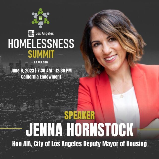 How can we as Angelenos best respond to the homelessness crisis and our current State of Emergency? We know we need Housing, Now! ULI Los Angeles is bringing our city’s best and brightest together at this year’s Homelessness Summit 3.0 on the morning of June 8th.

Hear the perspective of City of Los Angeles Deputy Mayor of Housing, Jenna Hornstock, Hon AlA, and remarks from our keynote speaker and author of "Homelessness is a Housing Problem," Gregg Colburn, PhD, MBA, MSW. Discover success stories of projects across LA County and then join us for breakout sessions to discuss tangible solutions. We hope you’ll join us to be part of the solution - registration closes June 6th!

Find more speaker, program info, registration and sponsorship information @ulilosangeles.

#ULI #LosAngeles #Conference #ULILA #HomelessnessCrisis #HousingCrisis #StateOfEmergency #Equity #UrbanPlanning #Architecture #Design #PublicPolicy #Development #LandUse