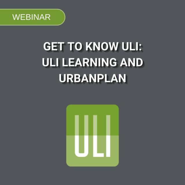 Join us on Monday, August 21st from 11am - 12pm for a free members-only webinar! Register through the link in our bio!

Are you looking for a comprehensive guide to ULI? Do you want to learn how to leverage all your membership has to offer? Join ULI member leaders and staff as they share insights and resources to help unlock the full potential of your membership including how to get involved locally or through various programs and affinity groups, cutting-edge research from ULI's centers and initiatives, unique networking events and educational opportunities, and much more.

ULI Learning and UrbanPlan
The Urban Land Institute’s Learning program leverages publications and research, as well as the practical and theoretical insights of member leaders, to offer a comprehensive introduction to the fundamental concepts within real estate ecosystem. Through continuing education courses and certifications, as well as the UrbanPlan program, ULI Learning is committed to providing accessible education for communities of people who are committed to improving the built environment. 

 
Join this webinar to: 
▪️ Discover courses and certification programs available to you as a member – at a discounted rate – covering topics including construction, development, ESG, finance and investment, sustainability, affordable housing, pro formas, and much more 

▪️ Learn more about UrbanPlan – a realistic, engaging exercise in which participants learn the fundamental forces that affect development in our communities 

▪️ Engage in Q&A with the Senior Director of the ULI Learning program, Alissa Akins 

Register today through the 🔗 in our bio!

#ULI #Membership #WhereTheFutureIsBuilt