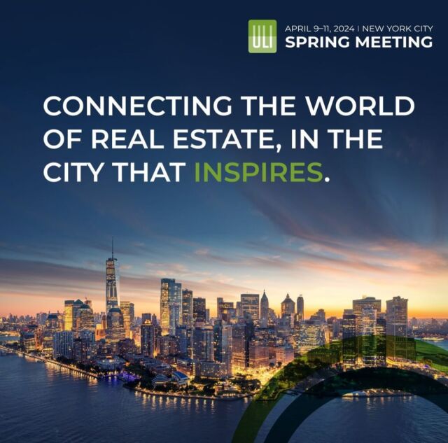 Are you coming to the Urban Land Institute’s Spring Meeting in New York City? Join over 4,500 industry experts at the leading cross-disciplinary land use conference!

📅 April 9-11, 2024
📍 New York Midtown Hotel, NYC
🚀 Network with experts and build your business connections
🏢 Private tours of NYC’s dynamic neighborhoods and developments
💡 Get cutting-edge insights on real estate trends and innovations

Check out our exclusive tours of Harlem, LaGuardia, the Lower East Side, Long Island City, and Coney Island! At the upcoming #ULISpring, you’ll have the chance to visit these unique transformative developments and see first-hand how these hidden gems have expanded and offer mixed-use housing, office spaces, industry, entertainment options, community, and cultural facilities, green spaces, public parks, and so much more.

Register today at 🔗 www.spring.uli.org

#ULI #NYC #RealEstate #LandUse #UrbanPlanning #Development #Architecture