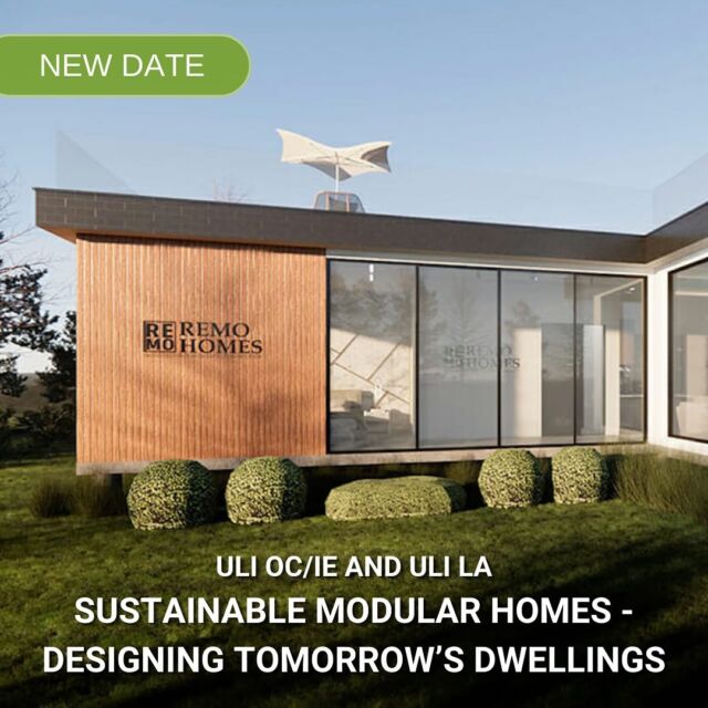 ULI Orange County/Inland Empire and ULI Los Angeles Young Leaders Group (YLG) Presents: #Sustainable #ModularHomes - Designing Tomorrow’s Dwellings

Wednesday, April 3rd, from 3:30 PM - 6:00 PM
In-Person in Gardena at ReMo Homes

Register today through the link in our bio!

Join ULI Los Angeles and ULI Orange County/Inland Empire for an event addressing the housing crisis and industry stagnation head-on. Explore disruptive solutions to enhance housing accessibility and tour ReMo Homes. Discover how we can revolutionize construction practices, breaking away from century-old methods to shape the future of housing. Don’t miss this opportunity to drive change in the housing landscape.

Networking and happy hour to follow at Eureka Brewing Company!

Schedule:
4:00-4:45 | Guest speaker discussion
4:45-5:00 | Tour of the model display
5:00-6:00 | Networking at Eureka Brewing Company

#remohomes #modular #ulilosangeles #uliorangecounty #uli #gardena #networking #sustainability #housingcrisis #housing